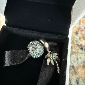 Pandora Charm set tropical ocean vibes